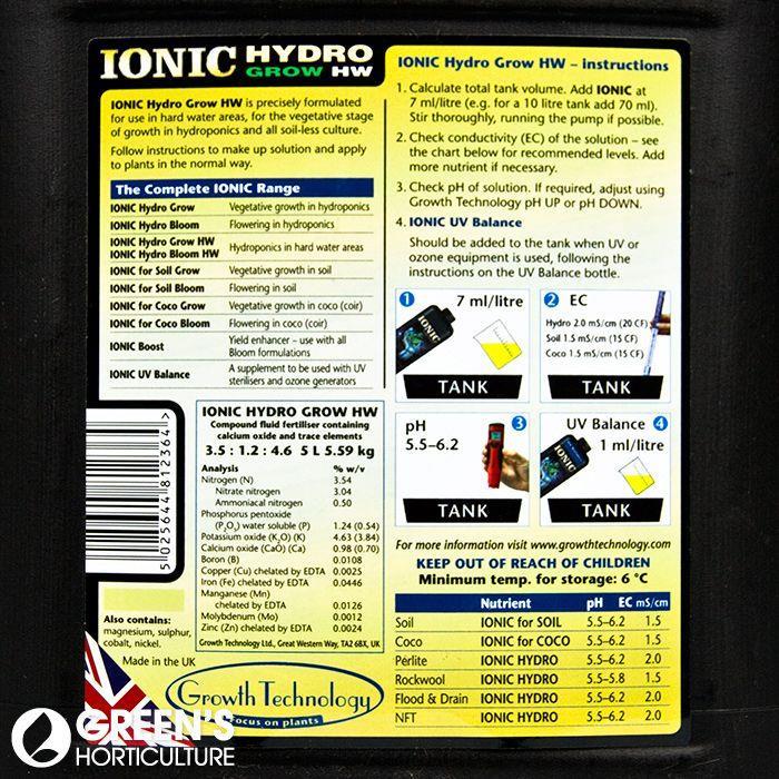 Growth Technology Ionic Hydro Grow 1 litre