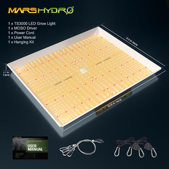 Mars Hydro TS 3000 Led Bitki Yetiştirme Lambası – Toprakvesu